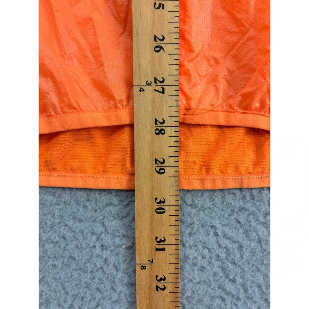 Adidas Adizero Pack It Running Windbreaker Jacket Mens M Orange Reflective